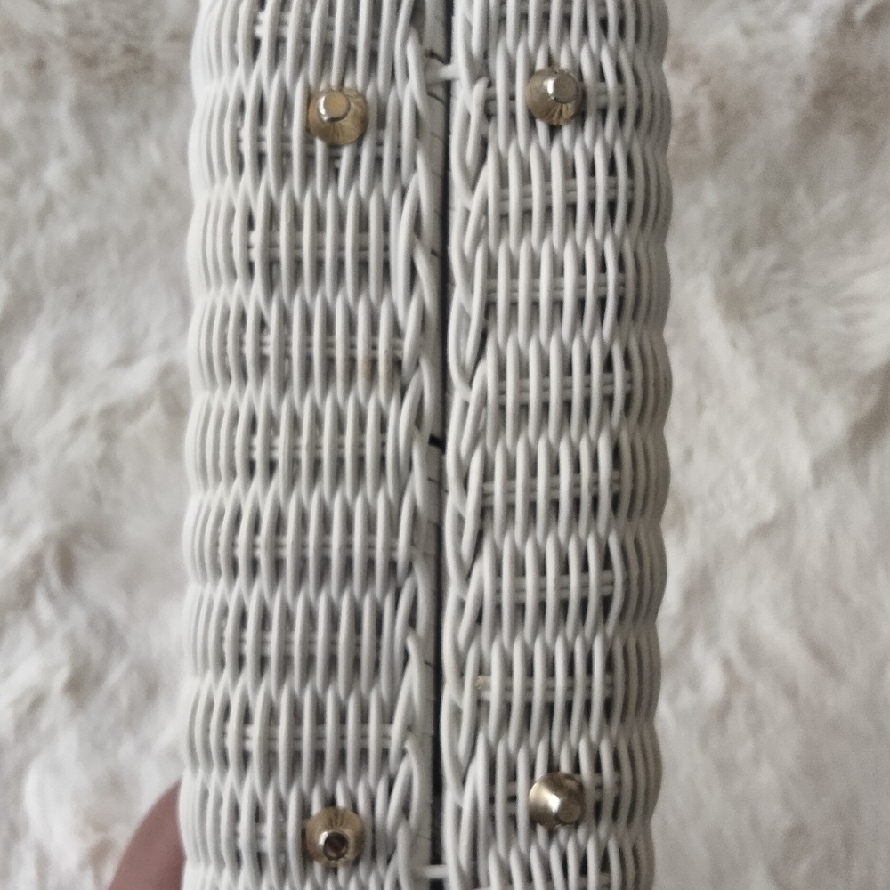Vintage 1960's Lesco Lona Wicker Style Purse - Picture 7 of 16